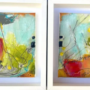 Isabelle De Marco artiste peintre française tableau Tableaux a partager 20x20cm